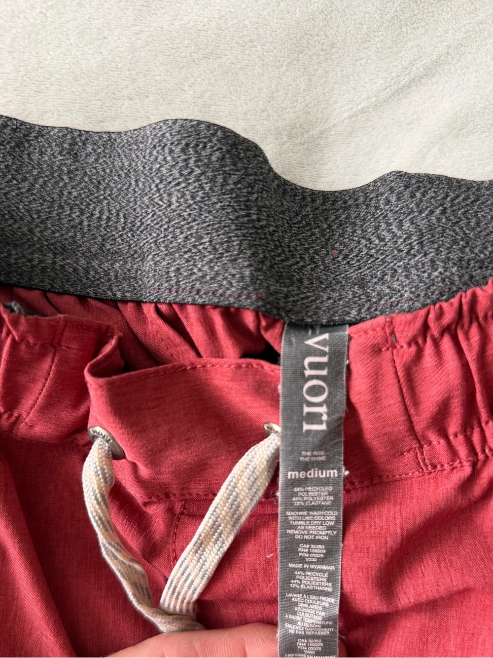 EUC Vuori men’s banks shorts mens medium m unlined 7” inseam - Picture 7 of 12